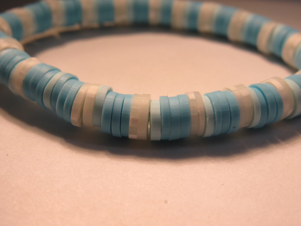 Blue and White Bracelet